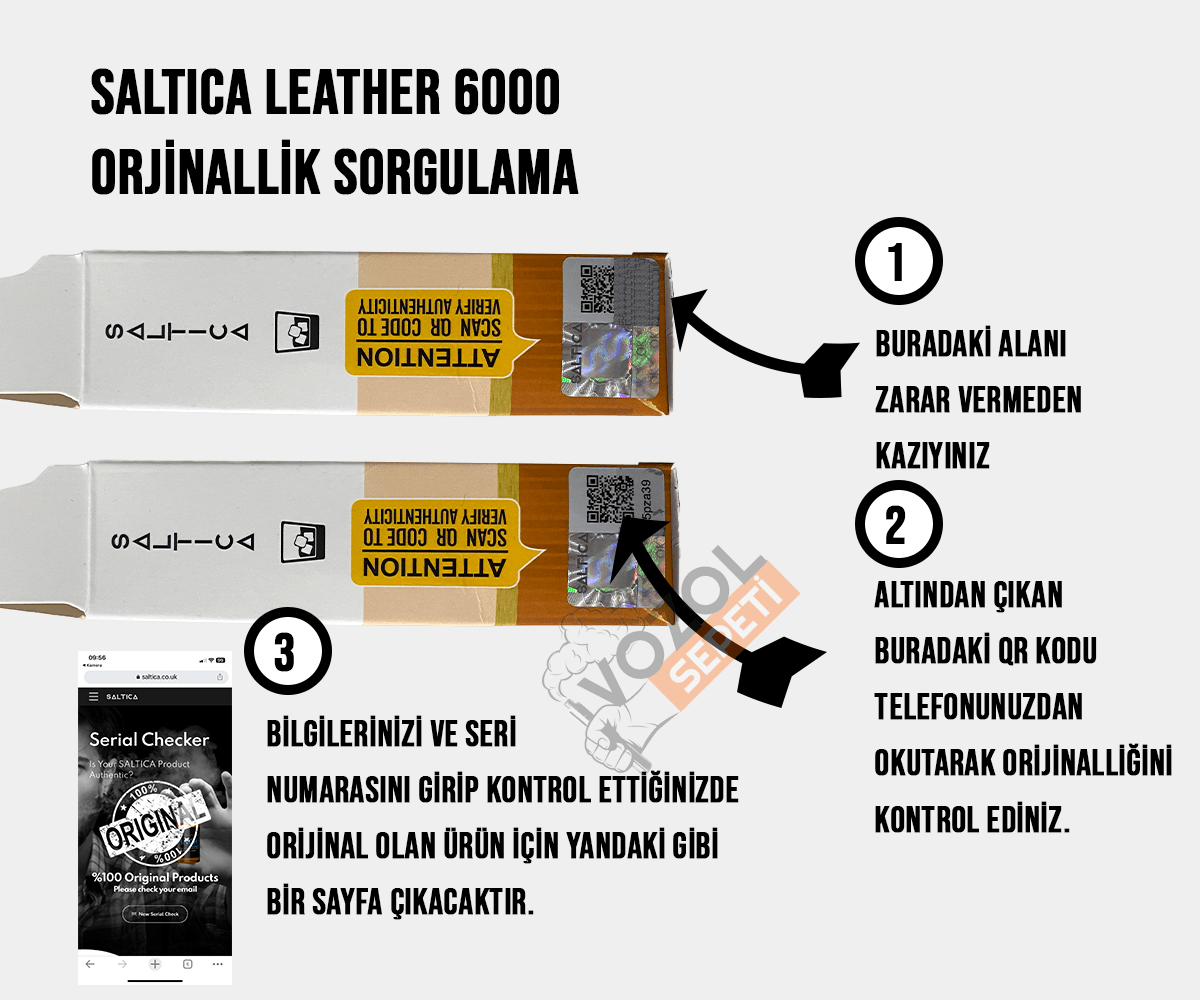 saltica orijianllik testi QR kod sorgulama