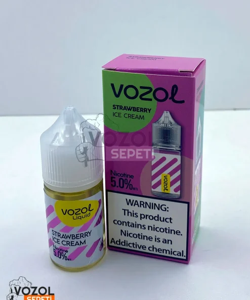 Vozol Strawberry ice Cream 30ML Likit