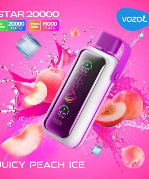 Vozol Star 20000 Puffs Juicy Peach ice