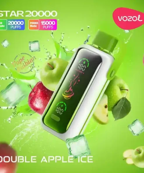 Vozol Star 20000 Double Apple ice