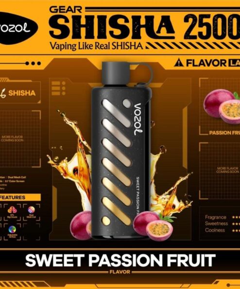 Vozol Gear Shisha 25000 Sweet Passion Fruit