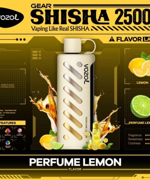 Vozol Gear Shisha 25000 Perfume Lemon