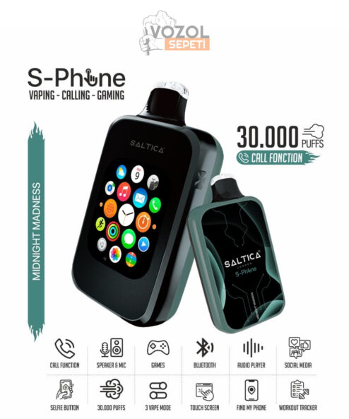 Saltica S-Phone 30000 Midnight Madness Elektronik Sigara