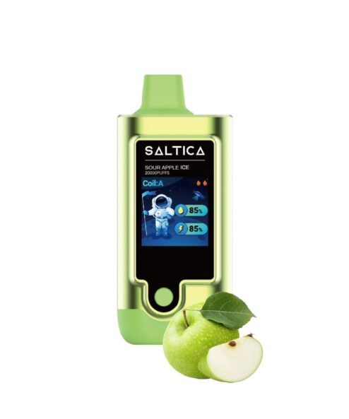 Saltica 20000 Sour Apple ice Elektronik Sigara